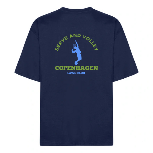 Navy Box Fit Tee
