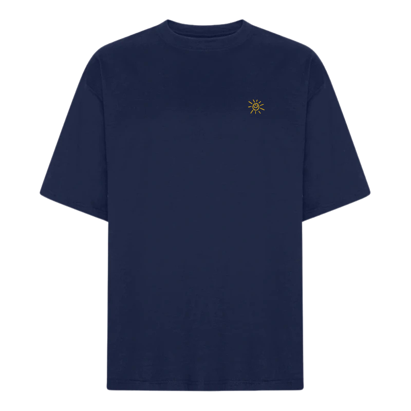 Navy Box Fit Tee