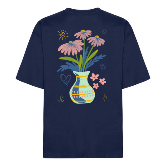 Navy Box Fit Tee