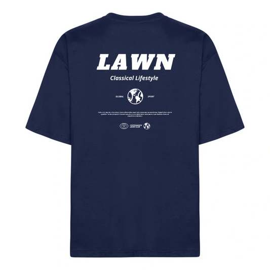 Navy Box Fit Tee